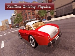 Retro Car Driving Game Image