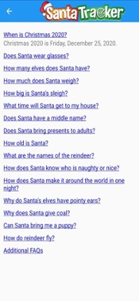 Santa Tracker Official screenshot