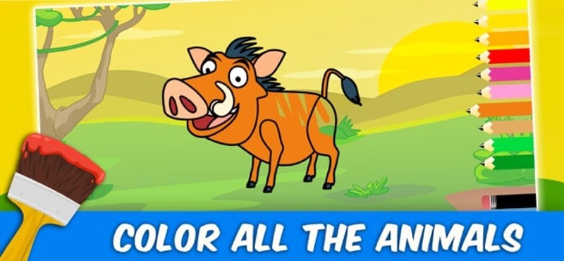 Savanna Animal Puzzle for Kids screenshot