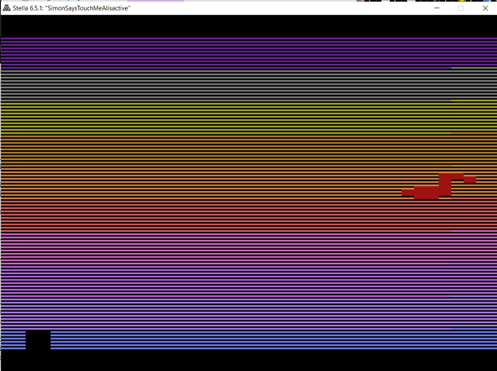 Games like SimonSaysTouchMe AI is active (Atari 2600) by Tom Babich