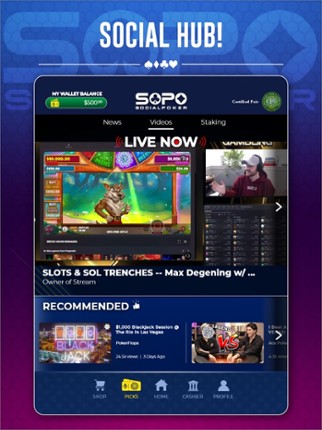 SoPo - Social Poker screenshot
