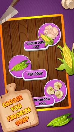 Soup Maker : free Girls Kids fun Cooking game for pizza,burger & sandwich lovers screenshot