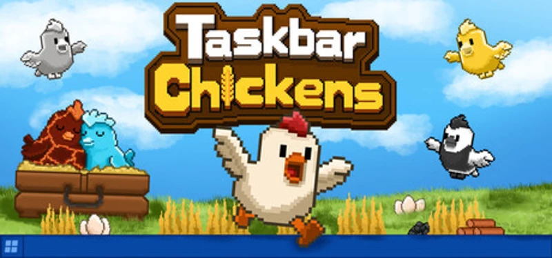 Taskbar Chickens Image