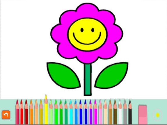 Animals Coloring Books - dog cat princess and flower drawing painting games for kids Image