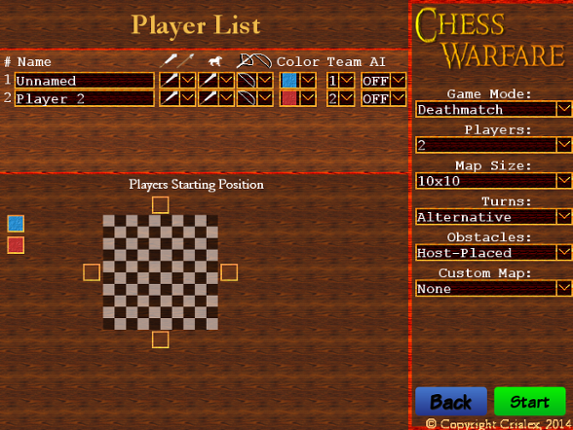 Chess Warfare screenshot