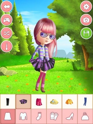 Dress up fashion dolls - make up games screenshot