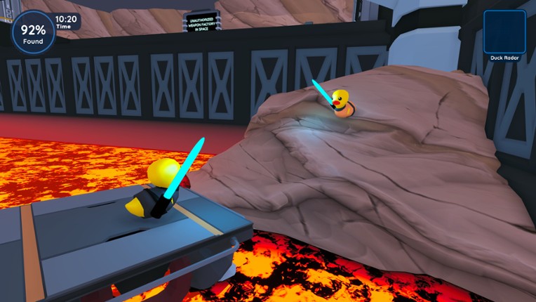 Find 100 Ducks and Blast Them...IN SPACE!!! screenshot