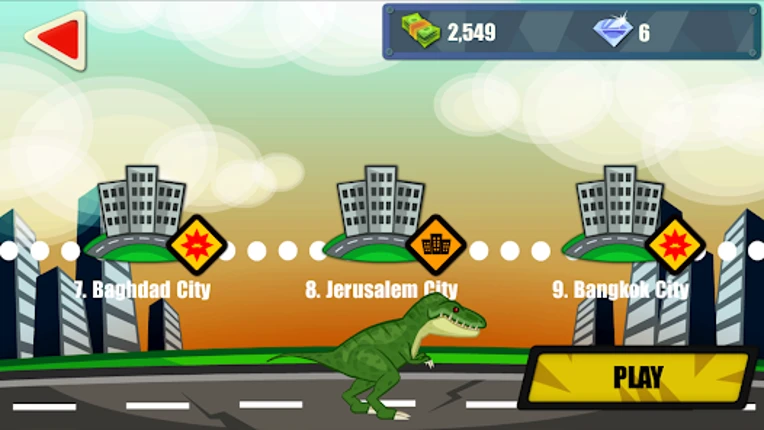 Jurassic Dinosaur City Rampage screenshot