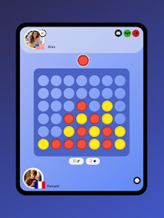 Four in a row - Connect Online screenshot