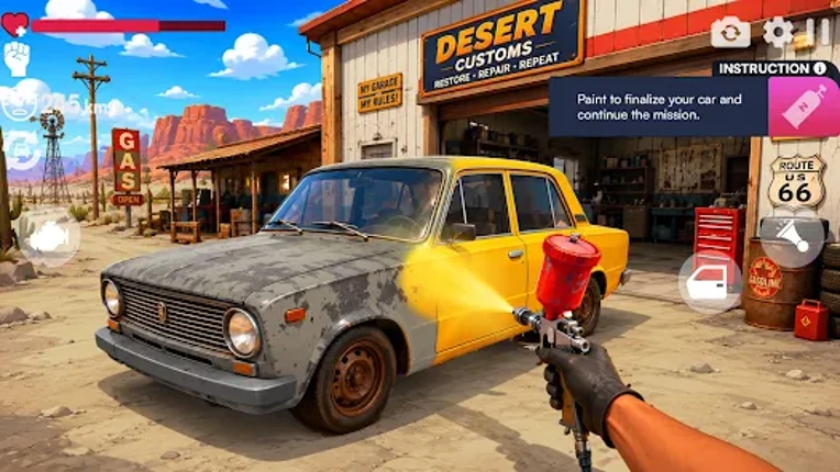 The Long way Desert Road screenshot