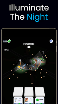 City Lights 3D Image