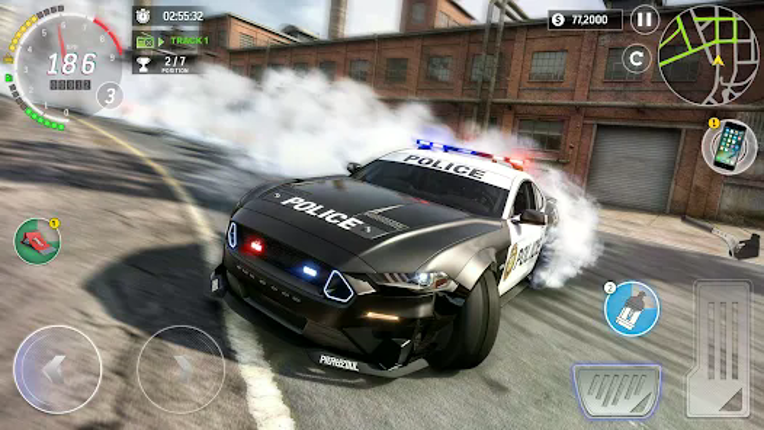 Police Car Chase Drift Games Image