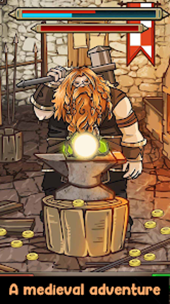 Medieval Clicker Blacksmith screenshot