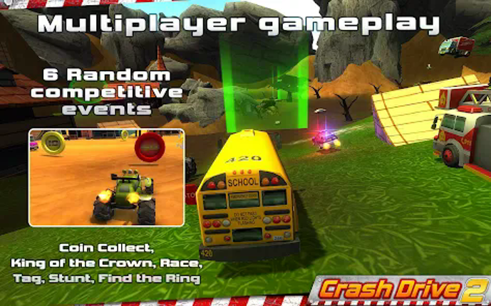 Crash Drive 2: 3D racing cars screenshot