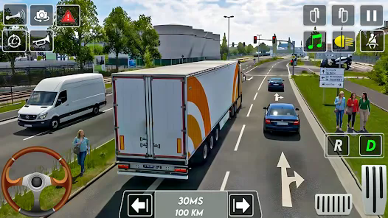 Euro Cargo Truck Game 3D screenshot