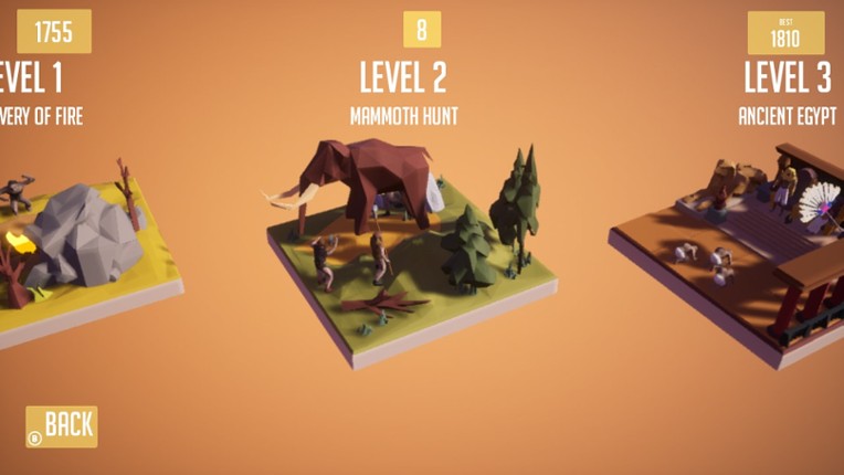 History 2048 screenshot