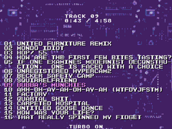 mikeyeldey: the album for Sega Genesis screenshot
