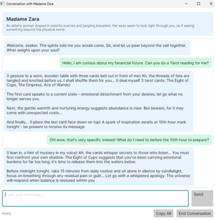 Questora Adventure Game Engine with AI screenshot