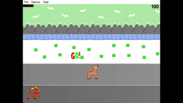 Reindeer Runner screenshot