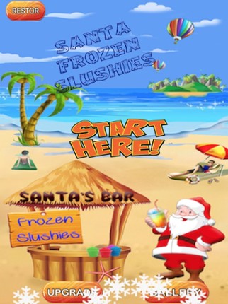 Santa Frozen Slushy Beach Bar screenshot