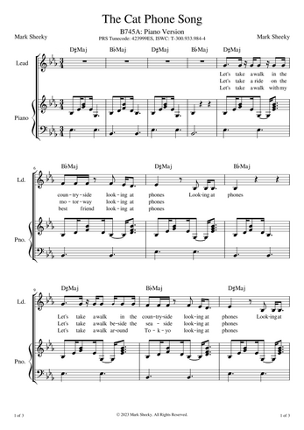 Sheet Music & Lyrics: A Walk In The Countryside Image