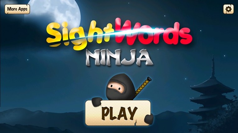 Sight Words Ninja - Slicing Game to Learn to Read screenshot