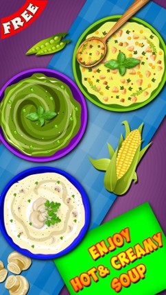 Soup Maker : free Girls Kids fun Cooking game for pizza,burger & sandwich lovers screenshot