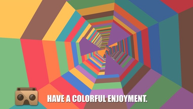 VR Color Tunnel Race-Time Travel Virtual Reality screenshot