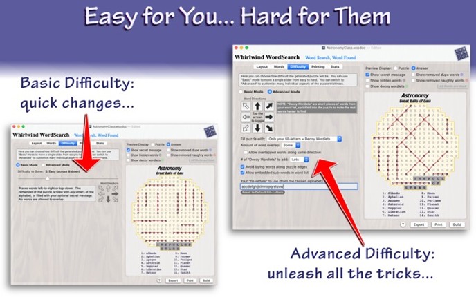 Whirlwind WordSearch screenshot