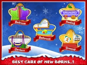 Xmas Twins NewBorn Baby Image