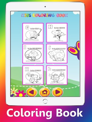 ABC Animals Coloring Pages Learning Tools for Kids screenshot