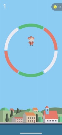 Bouncy colors - turn and jump screenshot