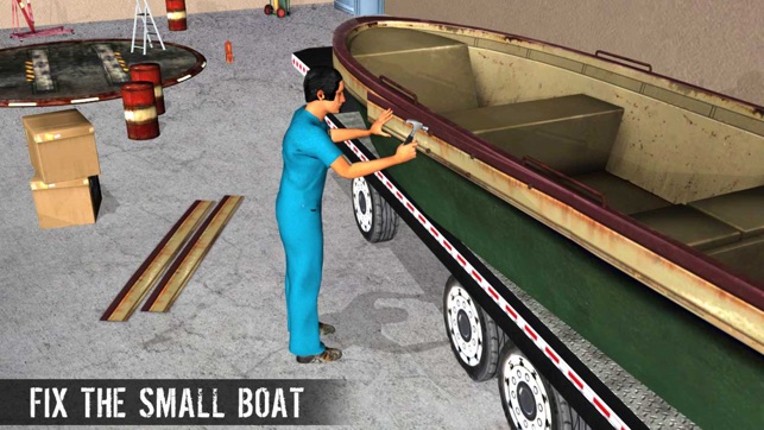 Cargo Ship Mechanic Simulator 3D: Workshop Garage screenshot