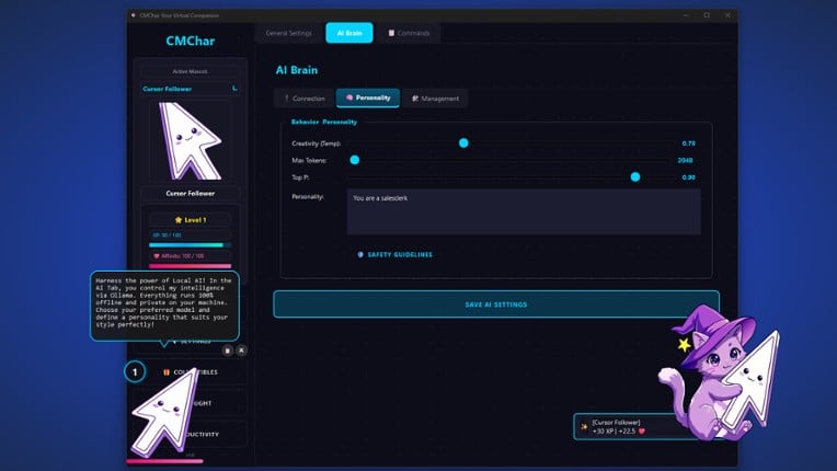 CMChar: Your Virtual Companion screenshot