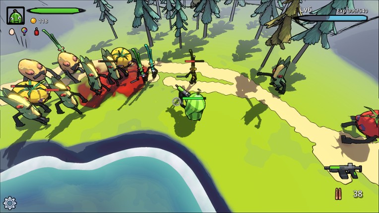 Crazy Fruit Shooter screenshot