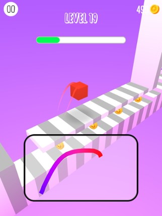 Draw Jump 3D : Bouncy Cube screenshot