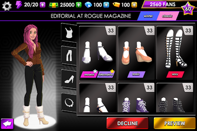 Fashion Fever: Dress Up Game Image