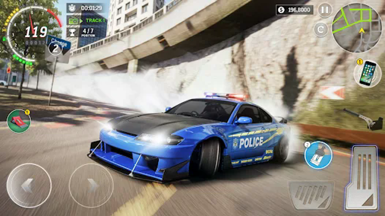 Police Car Chase Drift Games screenshot