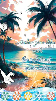 Summer Adult Coloring Book Image