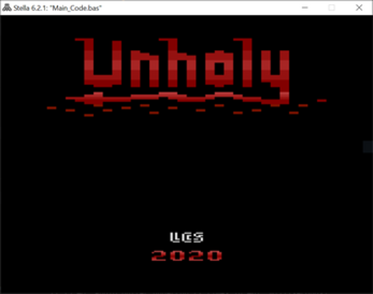 Unholy (Demo) - Atari 2600 Game Image