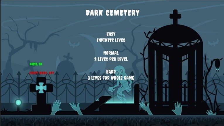 KIT109 EXAM GAME: Dark Cemetery Game Cover