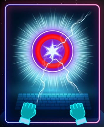 Neon brick breaker screenshot