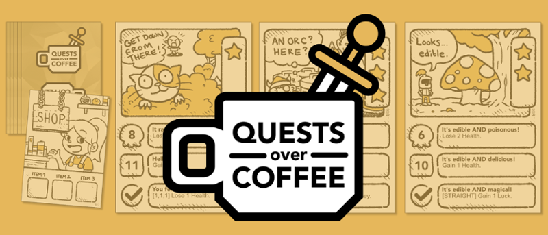 Quests Over Coffee - v1.2 [Localização PT-BR] Image