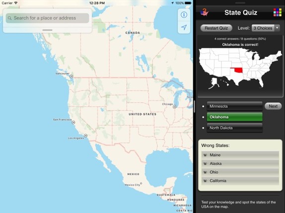 State Quiz screenshot