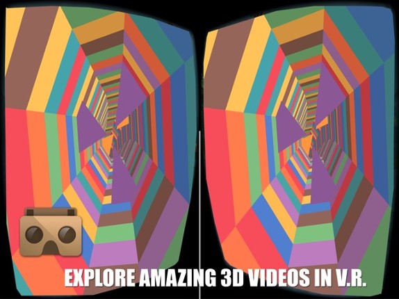 VR Color Tunnel Race-Time Travel Virtual Reality Image