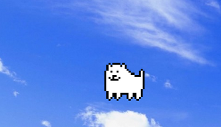 Annoying Dog Desktop Buddy Image