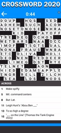 Crossword 2024 screenshot