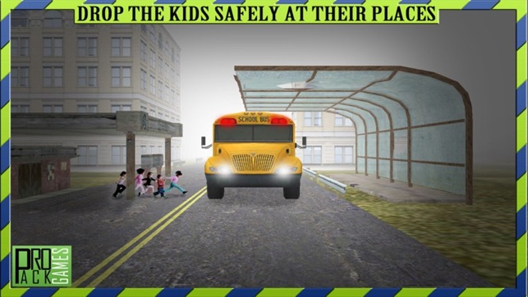 Fast School Bus Driving Simulator 3D Free - Kids pick & drop simulation game free screenshot