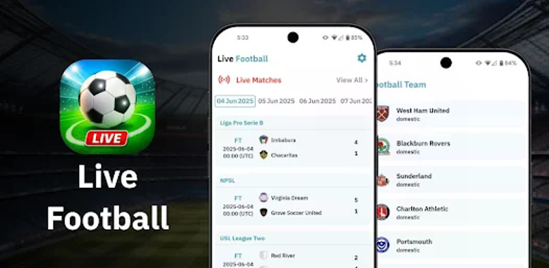 Live Football TV HD Streaming Image