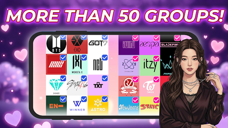 K-Pop Dating Game & Fanfics Image